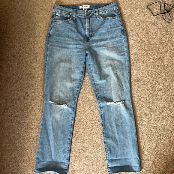 Madewell The High-Rise Slim Boyjean in Elkhart Wash - Picture 2 of 5
